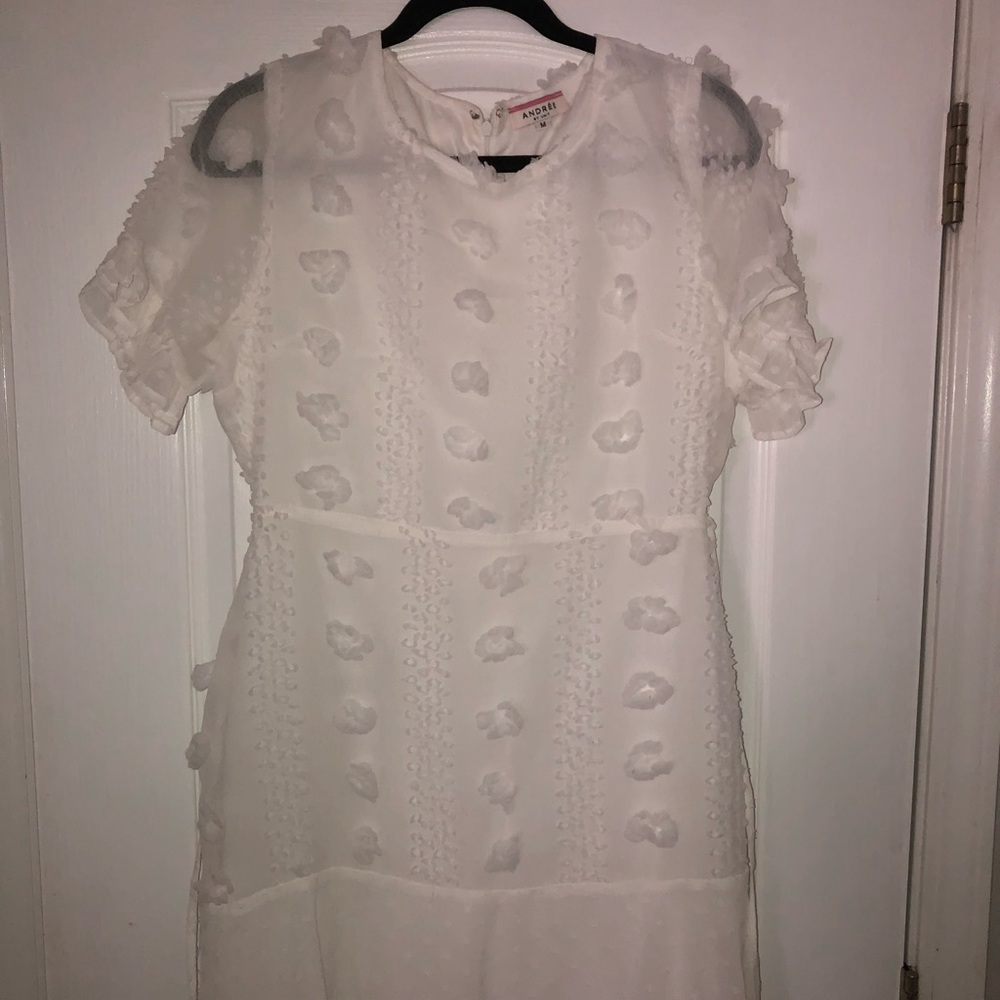 White boutique dress
